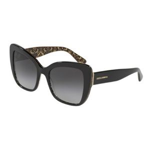 Dolce & Gabbana DG 4348 3215/80 Black Gold Damask